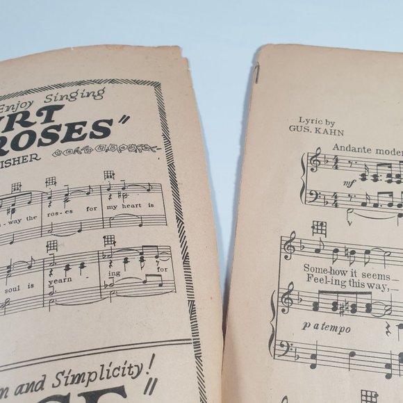 Vintage Sheet Music My Ohio Home 1927 Piano Voice Ukulele Ballad Easy Listening - Picture 3 of 5